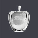 3-1/4" Optical Crystal Apple Award