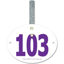 Indurotec™ Dressage Oval Exhibitor Number With Hook