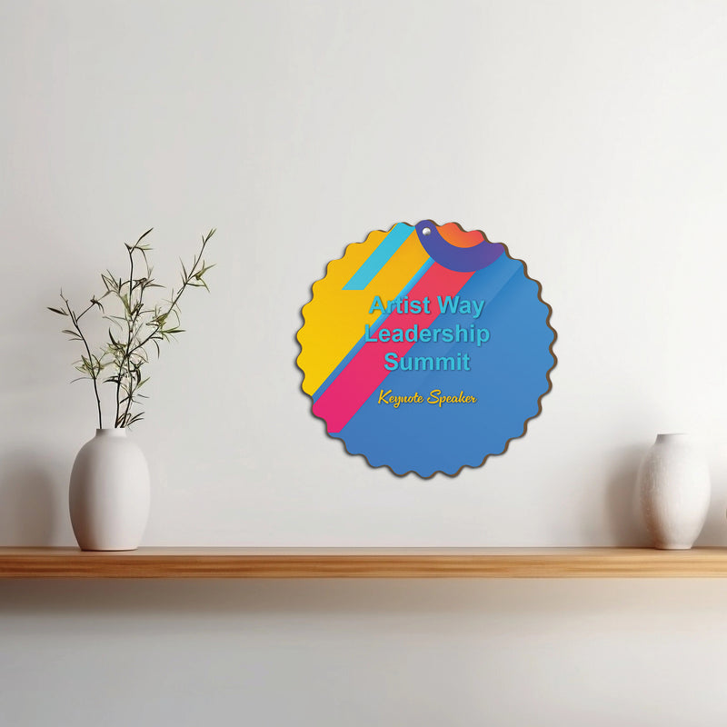 7-1/2" Custom Shape Birchwood Award Plaque