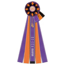 Guernsey 5 Rosette Award Ribbon, 6-1/2" Top