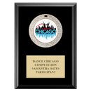 5" x 7" Custom GGM Medal Award Plaque - Black Finish