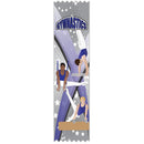 2" x 8" Stock Multicolor Pinked Top Male Gymnastics Award Ribbon