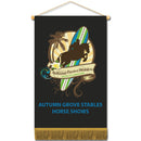 18-1/2"h x 11-1/2"w Cloth Mini Banners With Fringe