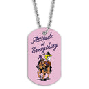 1-1/8" x 2" Full Color Stock Design Dog Tags With Print on Front Only