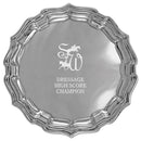 10" Pewter Chippendale Award Tray - Hodges Badge Company, Inc.