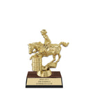5-1/2" Walnut Finished Award Trophy - Hodges Badge Company, Inc.