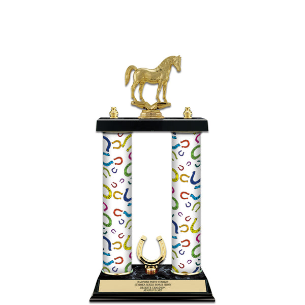15" 2 Column Award Trophy With Trim