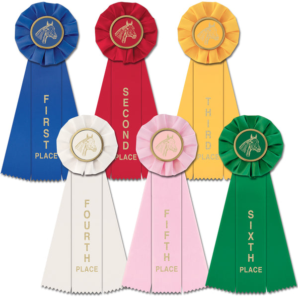 Stock Equestrian Empire Rosette Award Ribbon