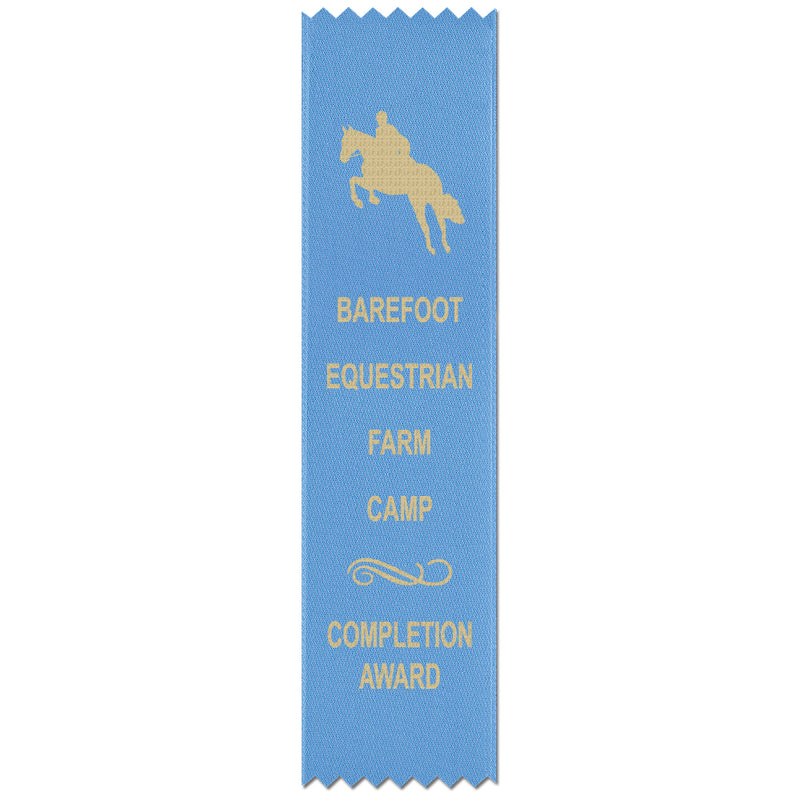 2-1/2" x 8" Custom Pinked Top Award Ribbon