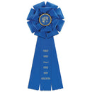 Preston 3 Rosette Award Ribbon, 6-1/2" Top