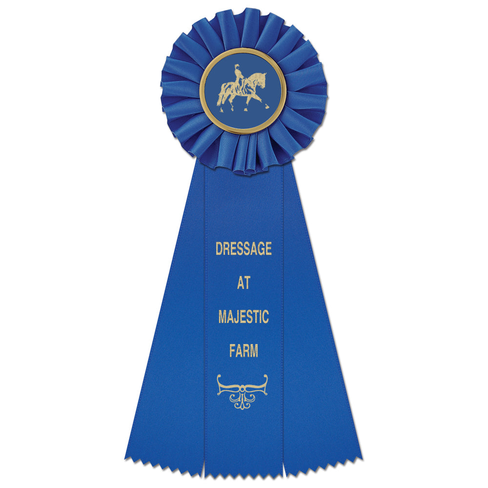 Ideal 3 Rosette Award Ribbon 4
