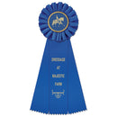 Ideal 3 Rosette Award Ribbon 4" Top