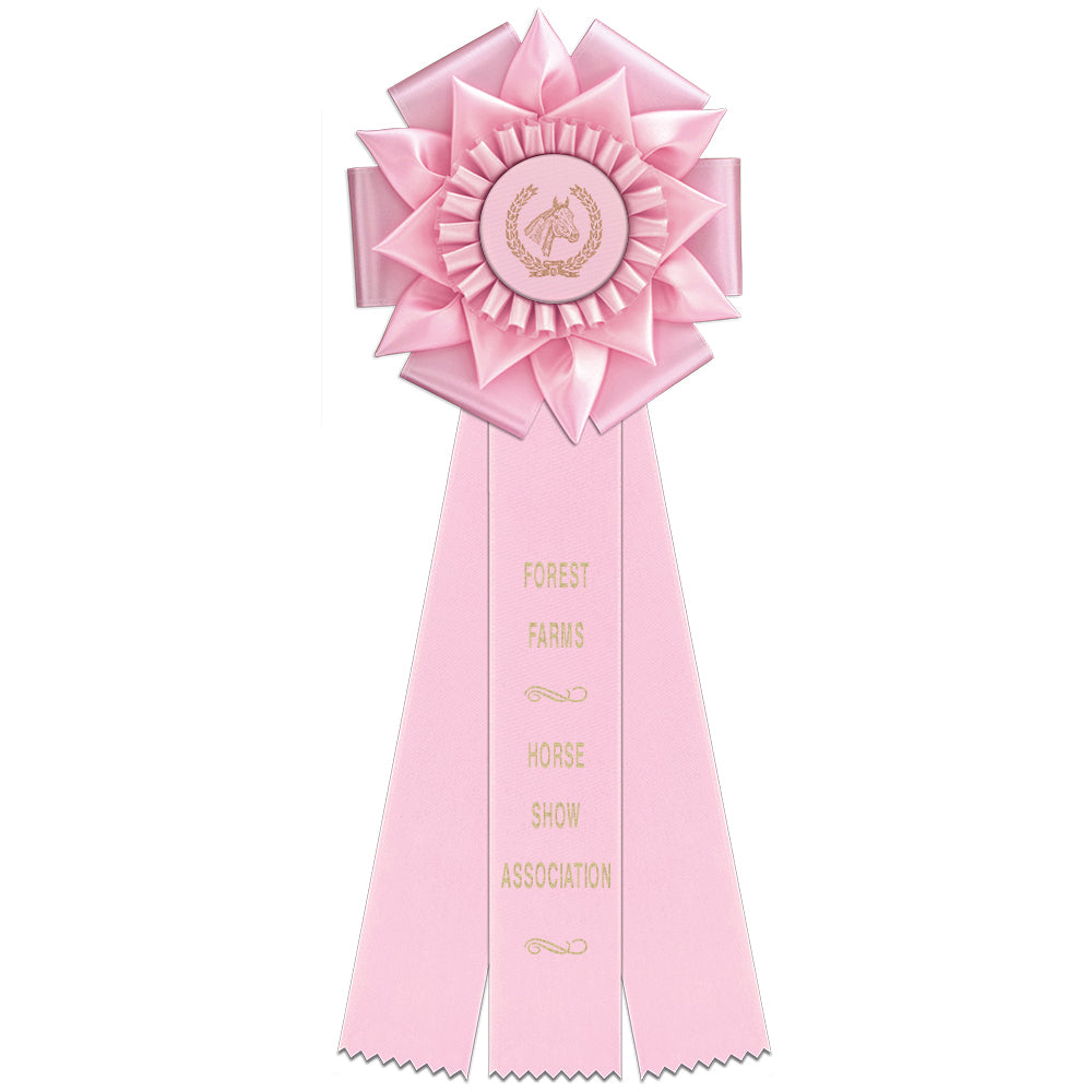 Bath 3 Rosette Award Ribbon, 6