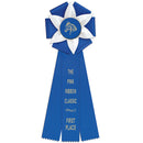 Aylesbury 3 Rosette Award Ribbon, 5-1/2" Top