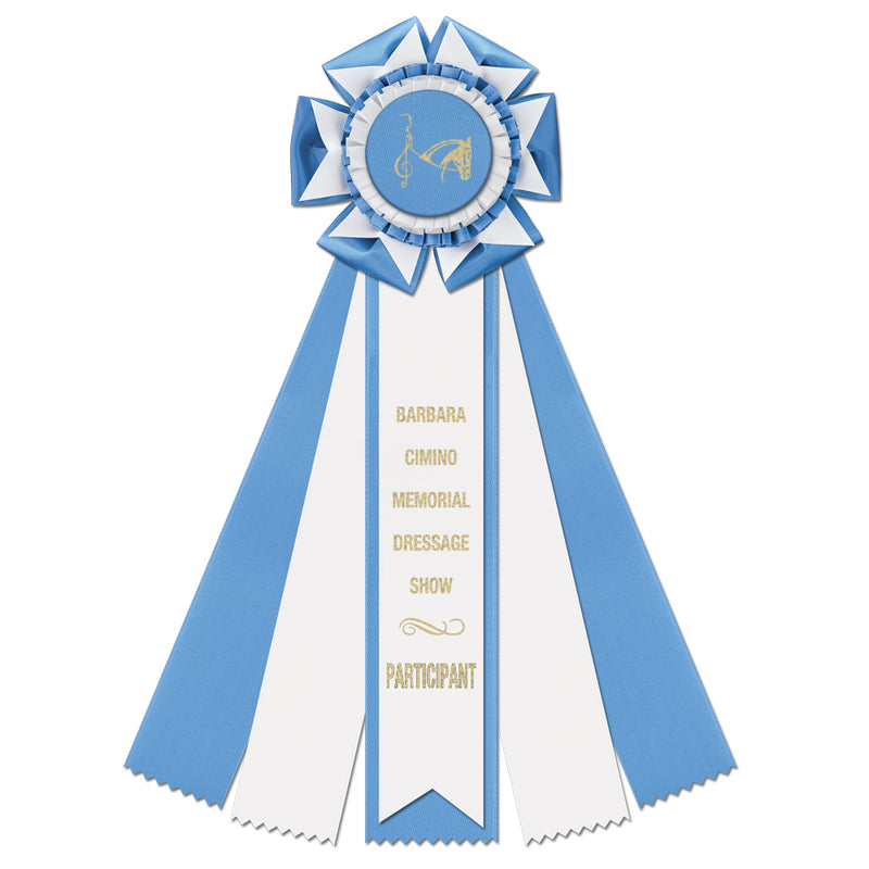 Royston 5 Rosette Award Ribbon