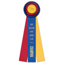 Chester 3 Rosette Award Ribbon, 4" Top - Hodges Badge Company, Inc.