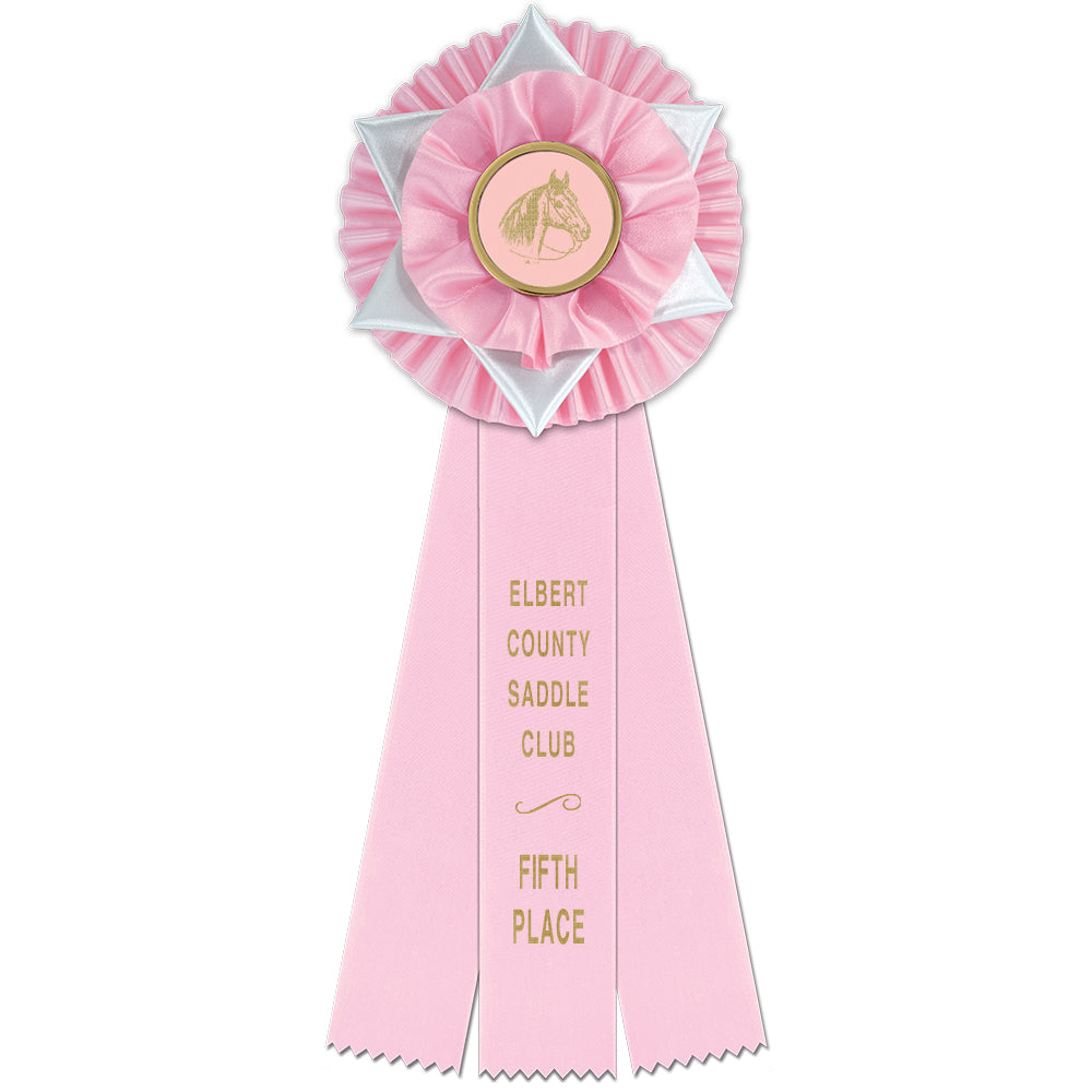 Liverpool 3 Rosette Award Ribbon, 5-1/2