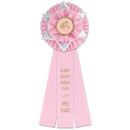 Liverpool 3 Rosette Award Ribbon, 5-1/2" Top