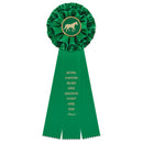 Rutland 3 Rosette Award Ribbon, 5" Top