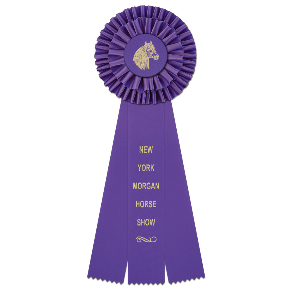 Kerry 3 Rosette Award Ribbon, 5-1/2
