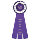 Dutchess 3 Rosette Award Ribbon, 5-1/2" Top