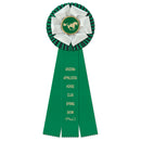 Duke 3 Rosette Award Ribbon, 5-1/2" Top
