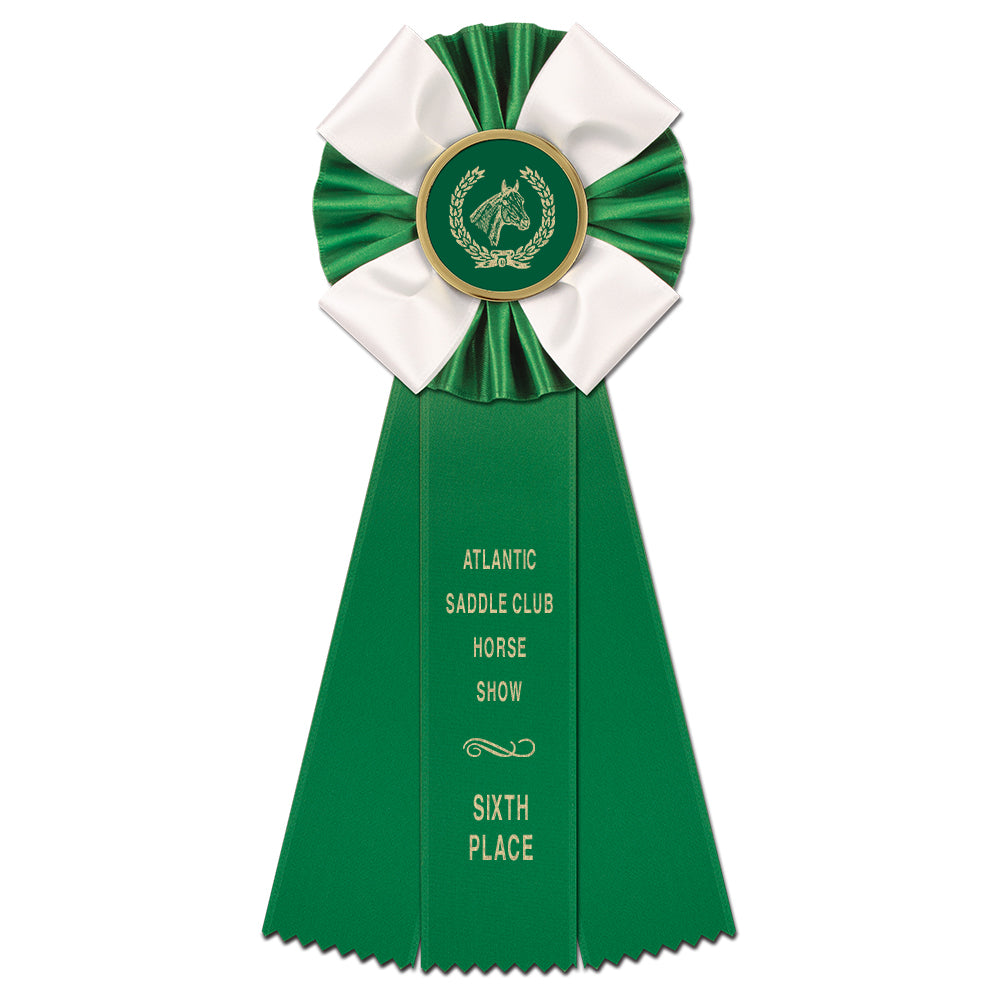 Kendal 3 Rosette Award Ribbon, 4-1/2