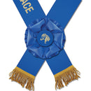 Custom Bourne Rider's Award Sash, 5-1/2" Top