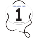 Custom Indurotec™ Full Color Dressage Oval Exhibitor Number With String