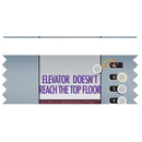 Stock Multicolor Tape Top Elevator Reach Top Floor Ice-Breaker Award Ribbon