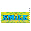 Stock Multicolor Tape Top Smile Ice-Breaker Award Ribbon