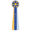 Kennet 3 Rosette Award Ribbon, 6-1/2" Top