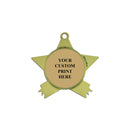 3-3/8" Custom AS14 All Star Award Medals With Grosgrain Neck Ribbon