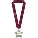 3-3/8" Custom AS14 All Star Award Medals With Satin Neck Ribbon