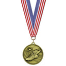 2" CL Award Medal With Grosgrain Neck Ribbon