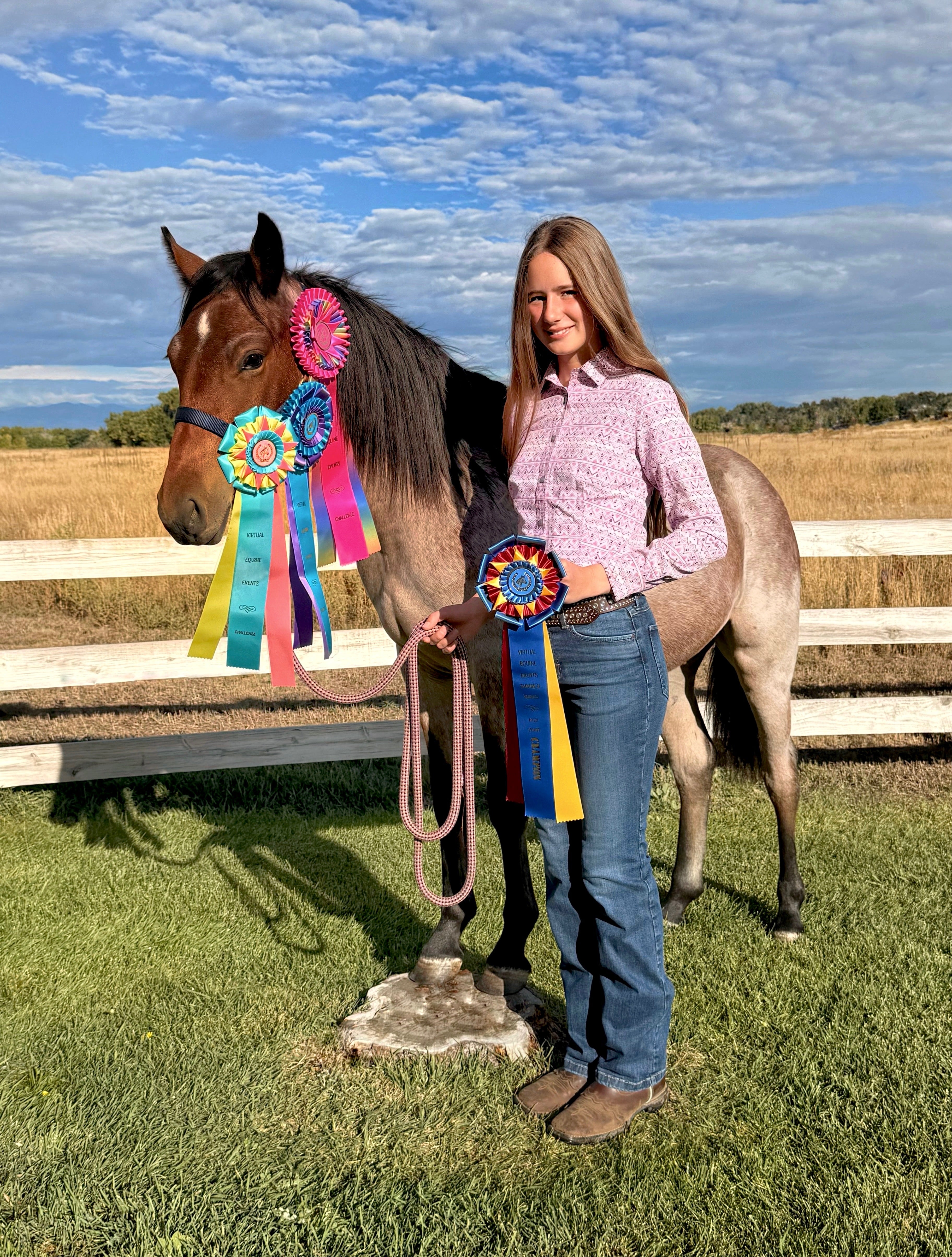 Oxford 3 Rosette Award Ribbon, 6-1/2