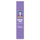 2" x 10" Custom Multicolor Hemmed Top Award Ribbon.