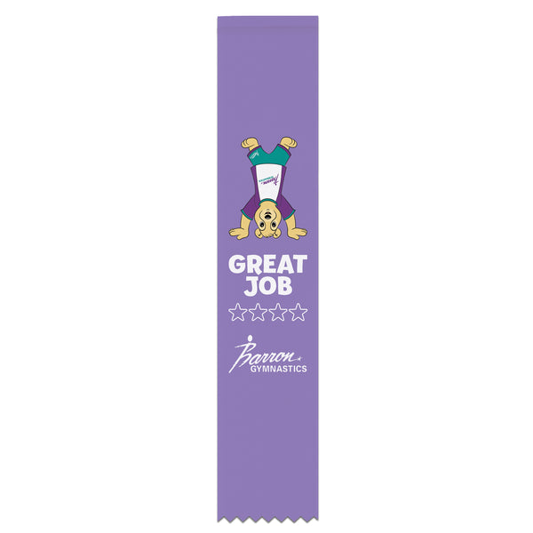 2" x 10" Custom Multicolor Hemmed Top Award Ribbon