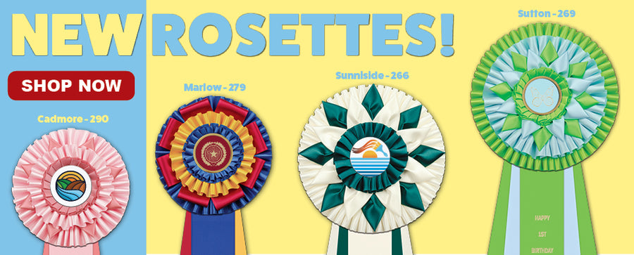 1st Place Award Ribbons - 50 Pack Blue First Place Prize Ribbons