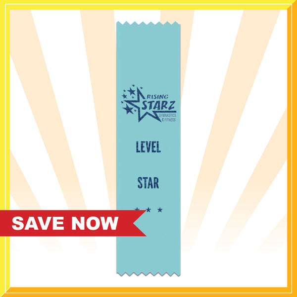 2" x 8" Custom Pinked Top Award Ribbon  - 15% OFF + FREE NEW CUSTOM LOGO/DESIGN - SALE