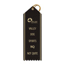 2" x 6" Custom Point Top Award Ribbon With Border