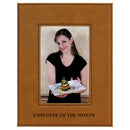 4" X 6" Leatherette Silhouette Frame.