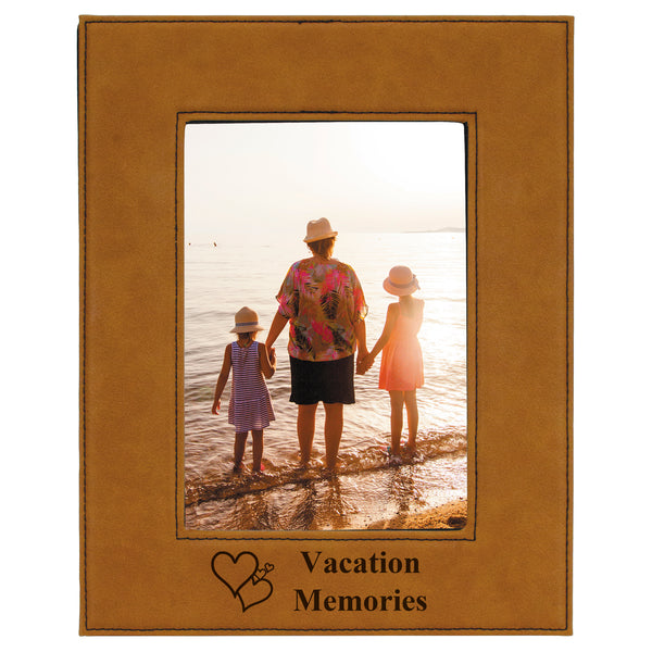 5" X 7" Leatherette Silhouette Frame