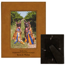 5" X 7" Leatherette Silhouette Frame.