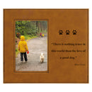 4" X 6" Leatherette Picture Frame.