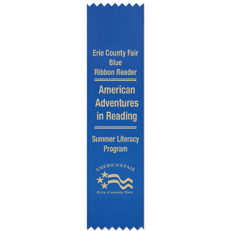 2-1/2" x 8" Custom Pinked Top Award Ribbon