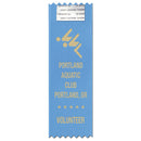 2" x 6" Custom Tape Top Award Ribbon