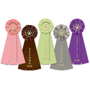 Stock Alternative Paw Print Rosette Award Ribbon