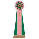 Eastwood 3 Rosette Award Ribbon, 8" Top