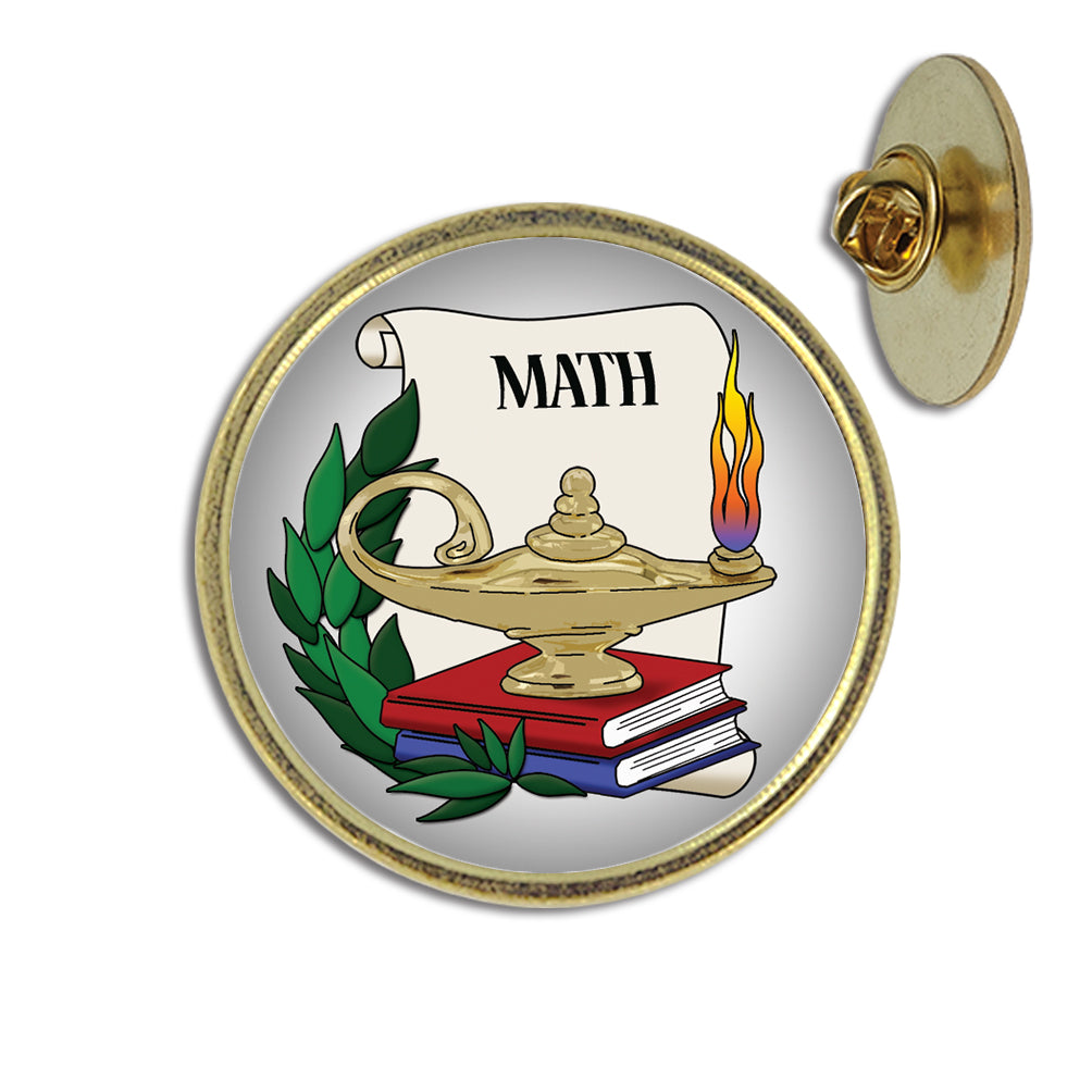 Math Lapel Pin | Hodges Badge Company